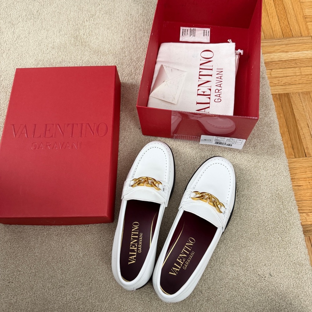 Valentino GARAVANI embellished leather loafers